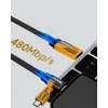 Akıllı Telefon Tablet Laptop Uyumlu 65W Güçlü Veri Kablosu