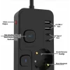 Akım Korumalı 4’lü Priz 2xusb 2xtype-c Çıkış Yüksek Gerilim Koruma Priz Çoğaltıcı