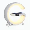 Ally 15W Kablosuz Şarj Standlı Bluetooth hoparlör RGB Gece Lambası-(5775)