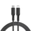 ALLY 1mt 27W Type-C To iPhone Lightning Süper Hızlı Data ve Şarj Kablosu Akım ve Isı Korumalı Halat-(5775)