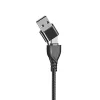 ALLY 2in1 USB Type C To PD Kablosu+USB Kablo-(5775)