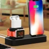 Ally 3in1 Charging Base İPhone+ İwatch+ İPods Silikon Şarj Standı-(5775)