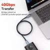 ALLY 40Gbps 240W Type-C 8K Görüntü ve Hızlı Data Şarj Kablosu-(5775)