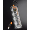 ALLY 6in1 Type-c To USB3.0 + USB2.0 + Type-c PD 100W + HDMI + VGA + 3.5mm  Çoğaltıc Transparanı Hub-(5775)
