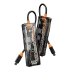 ALLY 6in1 Type-c To USB3.0 + USB2.0 + Type-c PD 100W + SD + TF + HDMI  Çoğaltıcı Transparan Hub-(5775)