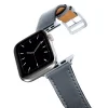 Ally Apple Watch 7-8 41mm 6-5-4 40mm Single Coil Deri Kayış Kordon 3-2-1 38mm-(5775)