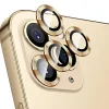 ALLY İphone 12 Pro Max 3D Metal Çerçeveli Kamera Lens Koruyucu-(5775)