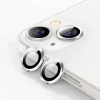 ALLY İPhone 13 - 13 Mini 3D Metal Çerçeveli Kamera Lens Koruyucu-(5775)