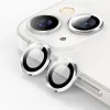 ALLY iPhone 14-14 Plus 3D Metal Çerçeveli Kamera Lens Koruyucu-(5775)