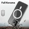 ALLY iPhone 14 Pro 6.1inç Magsafe Uyumlu Manyetik Sert Silikon Kılıf-(5775)