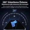 Ally iPhone 15 Plus Privacy Hayalet Full Koruma Tempered Cam Ekran Koruyucu-(5775)