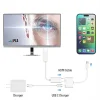 ALLY  İPhone 15 Type-c to Type-c + HDMI Çevirici Kablo Dijital AV Adaptörü-(5775)
