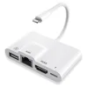 ALLY İPhone 3İN1 Lightning HDMI RJ45 OTG Digital AV Adaptör Hub-(5775)
