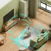 Ally S21 Şarjlı Fan Ergonomik Ev Ofis Sessiz Vantilatör-(5775)