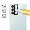 ALLY SM Galaxy S21+Plus HD 3D Full Tempered Cam Kamera Koruyucu-(5775)