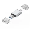 ALLY USB 3.0+Type-c+Lightning Sd Kart Okuyucu - Hızlı Card Reader-(5775)