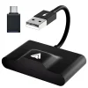 Ally Usb+Type-C Android Kablosuz Carplay Adaptör Çevirici - Youtube Netflix Tiktok Video Yansıtıcı-(5775)