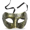 Altın Eskitme Yüz Maskesi - Antik Tarz Balo Maskesi