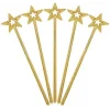 Altın Renk Yıldız Peri Asası Peri Değneği 34 Cm 1 Adet