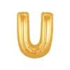 Altın Sarısı Folyo U Harfi Balon 1 Metre