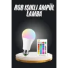 Ambiyans Aydınlatma RGB Led Lamba Kumandalı Renk Değiştirebilen