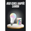 Ambiyans Aydınlatma RGB Led Lamba Kumandalı Renk Değiştirebilen