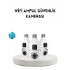 Ampul Tipi WiFi Kamera 2MP Lensli Full HD Görüntü ve Akıllı Hareket Algılama (Kopya)