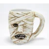 Antik Mısır Mumi (mummy) Figürlü 3d Kabartmalı Kupa Bardak Alk4897
