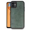 Apple İphone 11 Kılıf Aras Deri Kapak - Koyu Yeşil