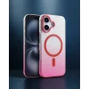 Apple İphone 16 Glossy Magsafe Kapak - Pembe
