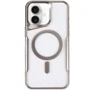 Apple İphone 16 Kılıf Boyi Magsafe Silikon Kapak - Gümüş