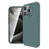 Apple İphone 16 Pro Max Kılıf Auto Focus Karbon Kapak - Koyu Yeşil