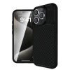 Apple İphone 16 Pro Max Kılıf Auto Focus Karbon Kapak - Siyah