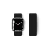 Apple Watch 38mm Hasırlı Cırtcırtlı Kordon (saat Değildir) - Siyah