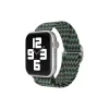 Apple Watch 38mm  Kordon - Zigzag Yeşil-siyah