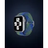 Apple Watch 42mm Kordon - Yeşil-lacivert