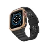 Apple Watch 42mm Kr401 Silikon Kordon (saat Değildir) - Siyah-rose