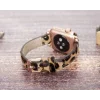 Apple Watch Uyumlu Deri Kordon 38-40-41mm Ferro LEO1N
