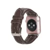 Apple Watch Uyumlu Deri Kordon 42-44-45mm NM3-AS3 Kahve