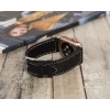 Apple Watch Uyumlu Deri Kordon 42-44-45mm NM4-AS1 Siyah