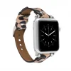 Apple Watch Uyumlu Deri Kordon 42-44-45mm ST Leopar NE