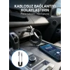 USB Bluetooth AUX Ses Adaptörü Kablosuz Müzik Aktarım Cihazı