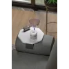 Ayarlanabilir Yan Sehpa Sekizgen Beyaz