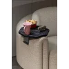 Ayarlanabilir Yan Sehpa Sekizgen Siyah