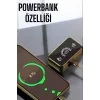 Aynalı Bluetooth Kulaklık Telefon Standlı Dijital Göstergeli