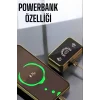 Aynalı Bluetooth Kulaklık Telefon Standlı Dijital Göstergeli