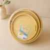 Bambu Ahşap Yuvarlak Tepsi Seti 30/35/38 cm (3lü)