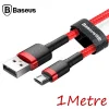 Baseus Cafule Micro Usb 1metre 2.4a Hızlı Şarj Halat Usb Kablo-(5775)