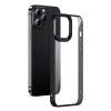 Baseus Crystal iPhone 13 Pro 6.1 Kılıf Jel Çerçeve Zırhlı Silikon Kılıf-(5775)