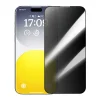 Baseus Crystal iPhone 15 Plus Privacy Full Koruma Tempered Cam Ekran Koruyucu-(5775)